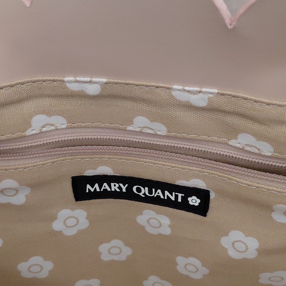 Women’s Scalloped Tote Bag - Blush Pink - Picture 4 of 6